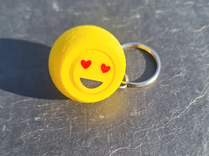 Porte-clé fidget articulé – rotatif print-in-place
