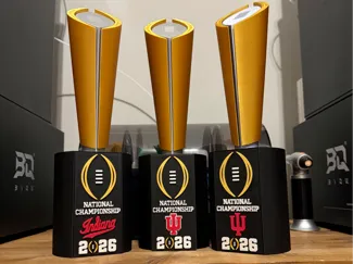 2026 IU Indiana - College Football Playoff trophy