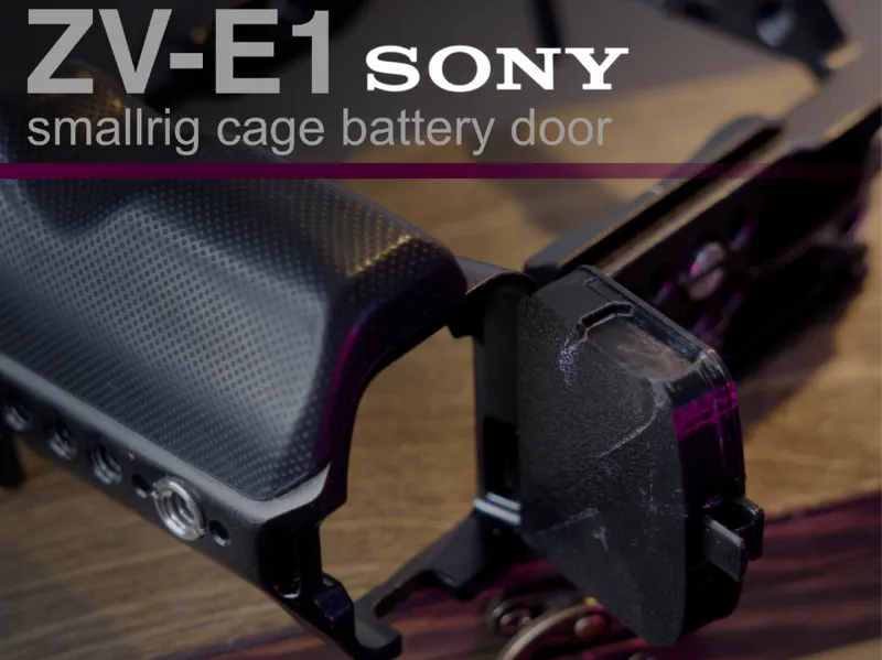 ZV-E1 Sony camera smallrig cage door (latch)