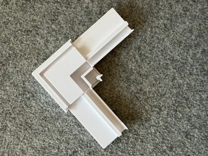 Eckverbinder für Aluminiumprofile Fensternetz