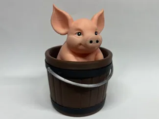 Pig in a Bucket