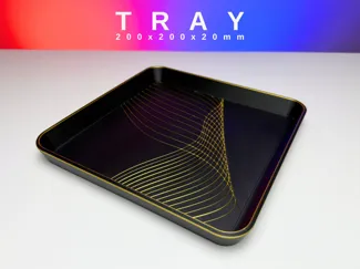 ABSTRACT CURVE DESK STORAGE TRAY – LUXURY DESIGN