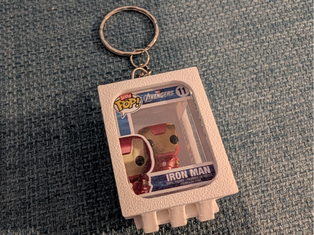 Bitty Pop! Print-in-Place Keychain Display Case