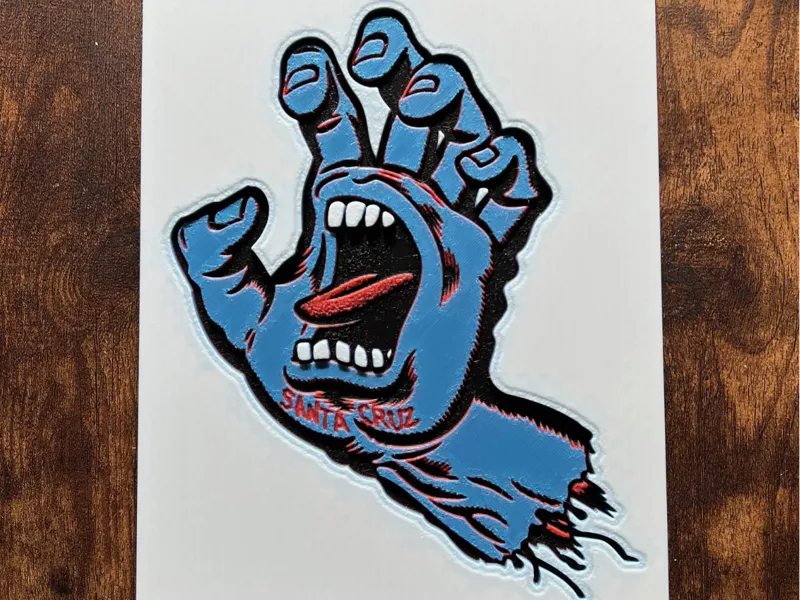 Santa Cruz Screaming Hand Design 1