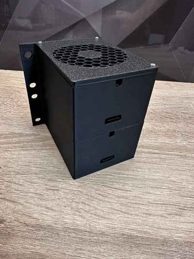 Raspberry Pi Rack Mount 3d Print Rack Mount Raspberry Pi Server Enclosure - Free 3D Print Model - MakerWorld
