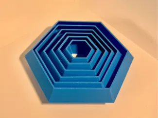 Collapsing Hex Fidget