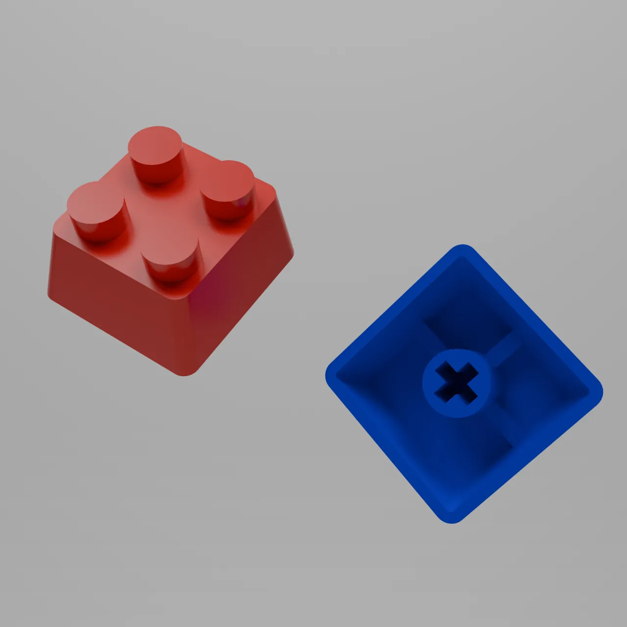 Brick Keycap view 4