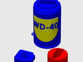WD-40 Can Keychain