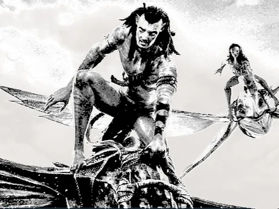 Avatar - Hueforge - Black and White
