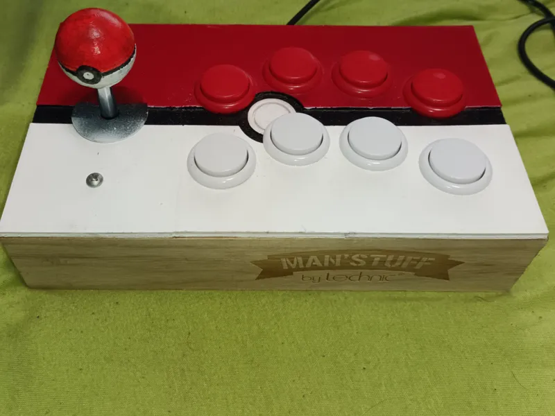 Pokemon Themed Arcade Stick !!!