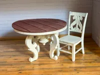 Table et chaise de cuisine miniature échelle 1:12 — photo 2