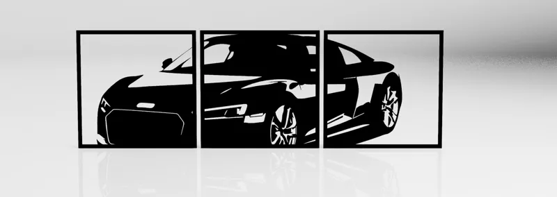 Audi R8 Wall Art Decoration