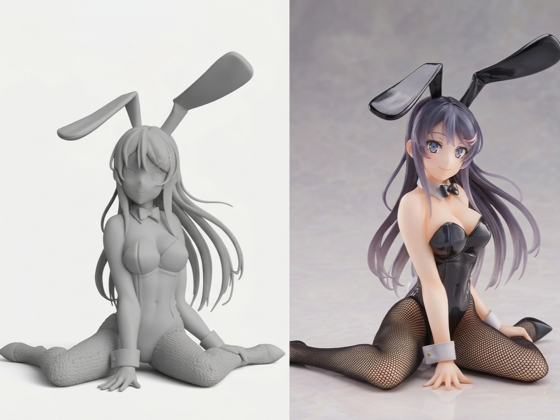 Mai Sakurajima Model from Bunny Girl Senpai 