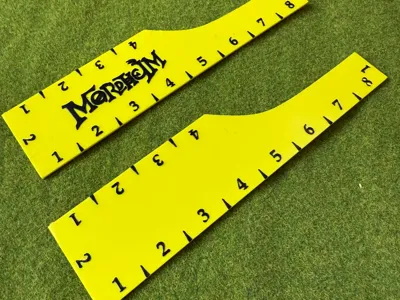 8 inch Ruler for Tabletop Gaming 