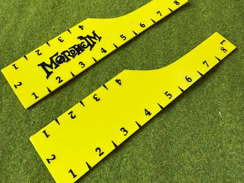 8 inch Ruler for Tabletop Gaming 