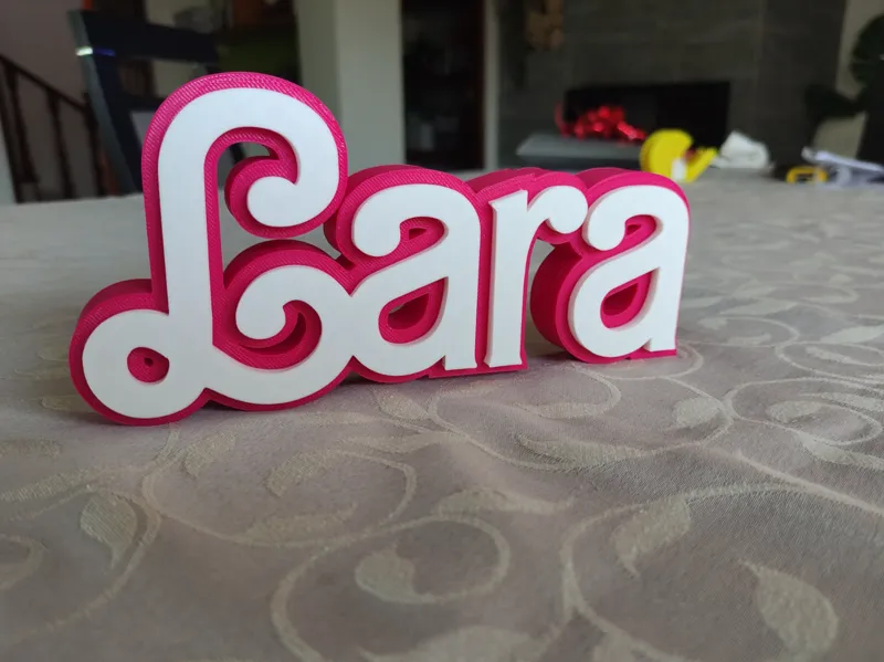 Lara - Barbie Style Name decor