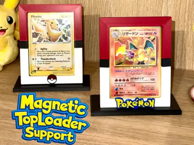 Magnetic Display Stand for TopLoader Pokéball