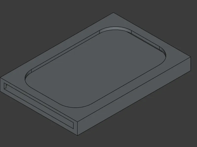 simple magnetic card holder for a fridge