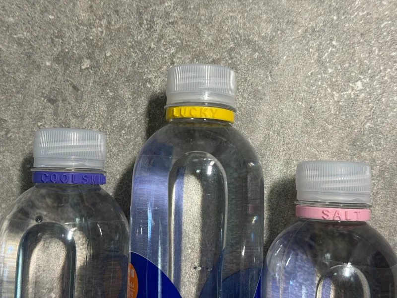可定制的瓶子标识标记
