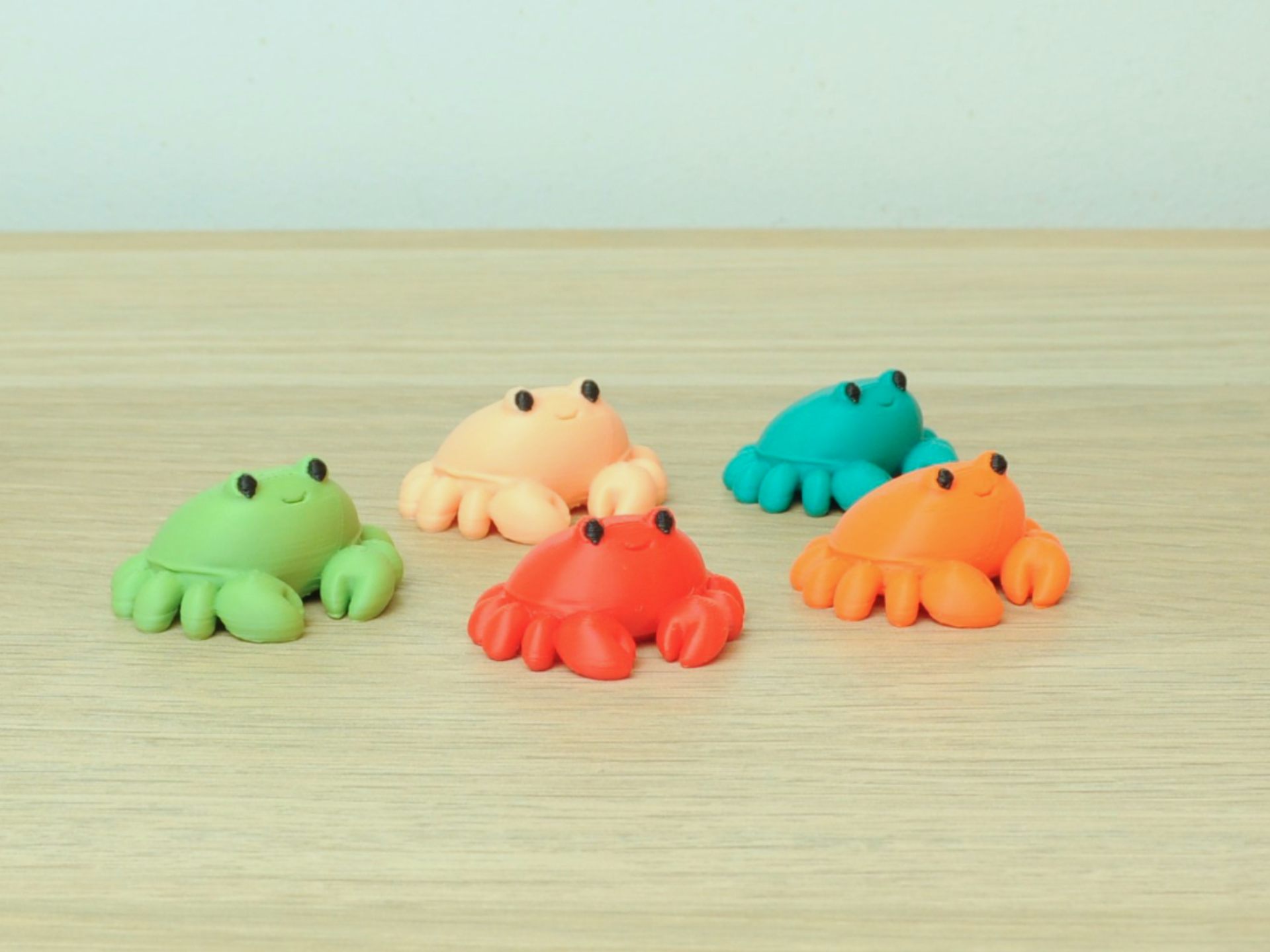 Cute crab Critter (Print-in-place & support-free)