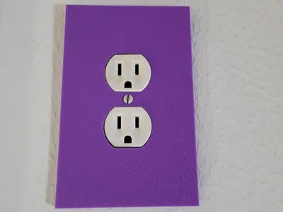 Oversized outlet cover