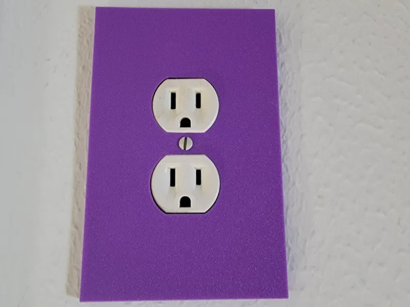 Oversized outlet cover