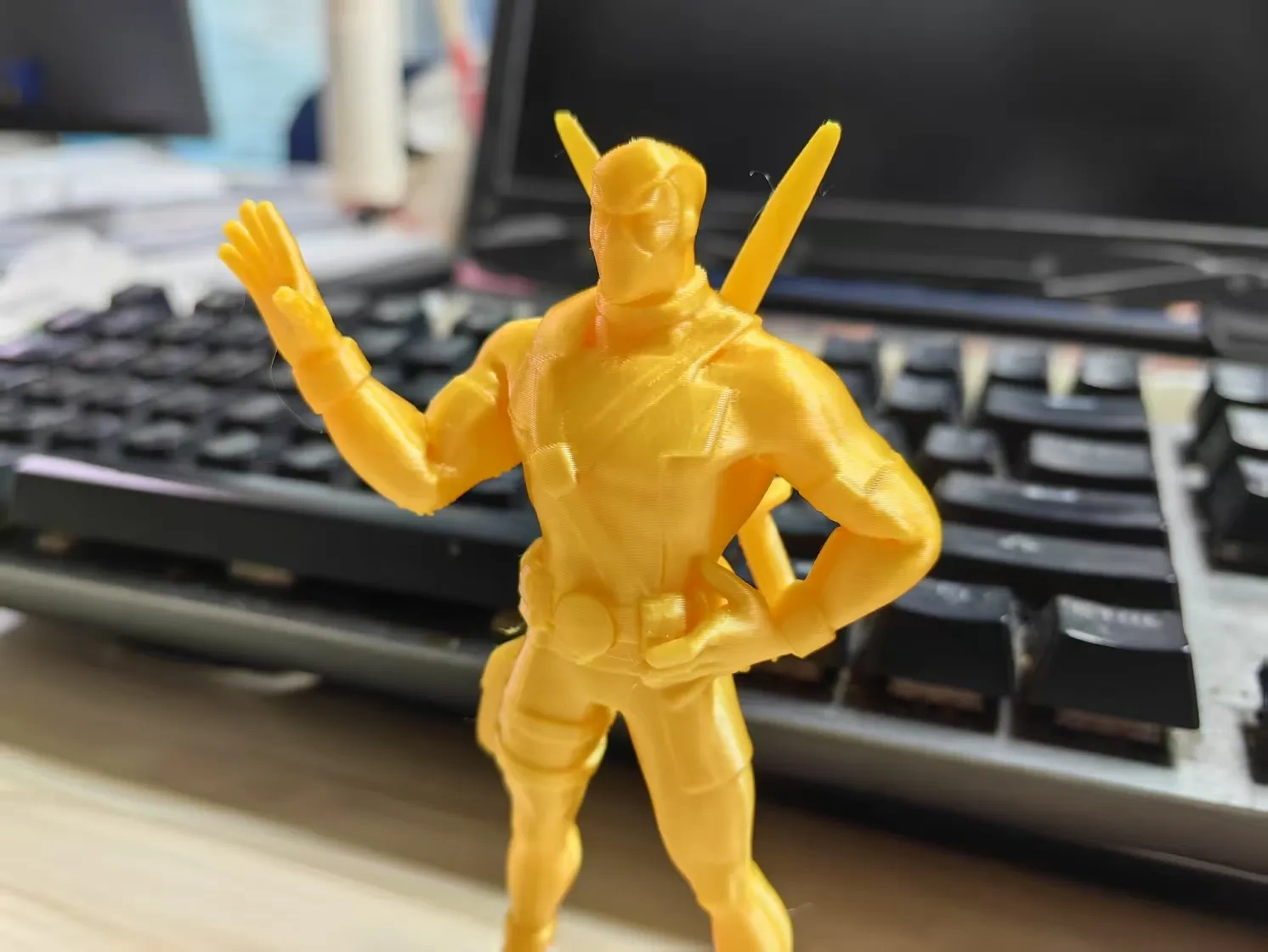 Miniatura 2 do modelo 3D 漫威系列之死侍/Deadpool