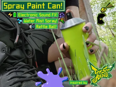Jet Set Radio - Spray Can prop (w/ sound & spray!)
