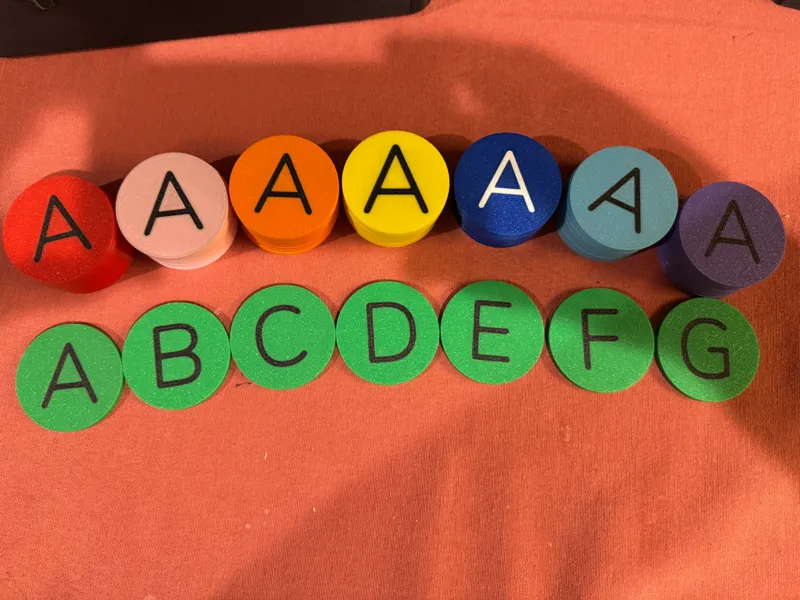 A-G Music Notes