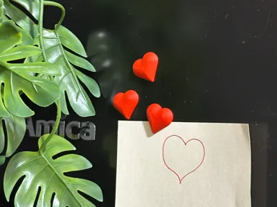 Small Heart Magnet - Romantic Valentine's Day gift
