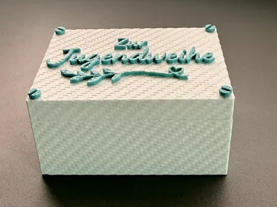 Jugendweihe Gift Box – Money Gift Box Carbon