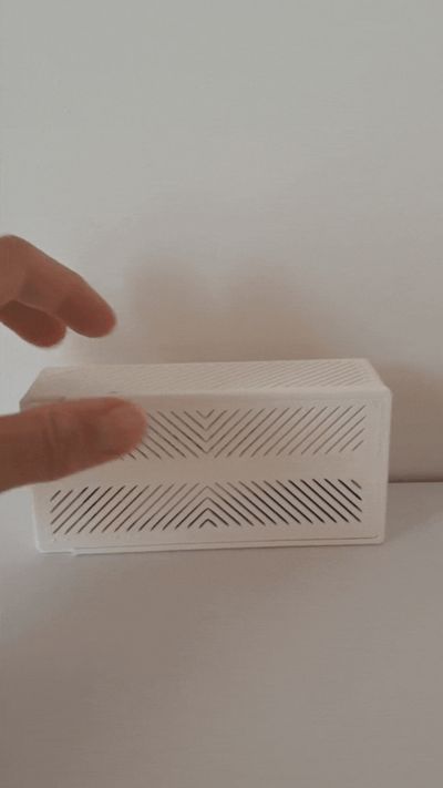 Box with holes