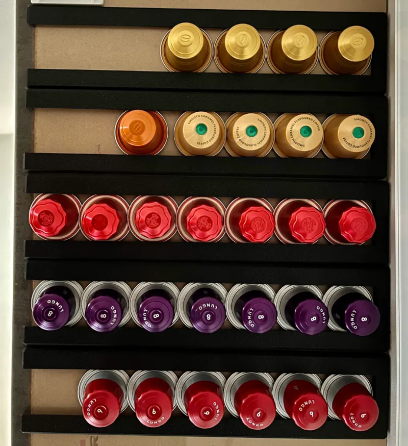 Nespresso capsule holder