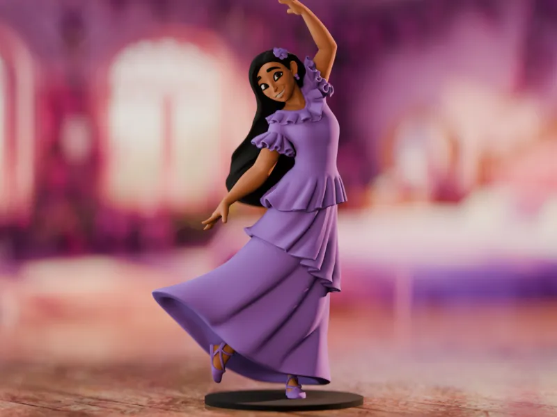 Encanto Isabela Madrigal Collectible Art