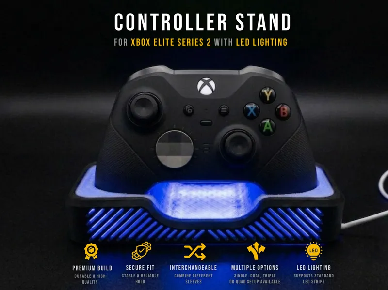 xBox Elite Series 2 LED Controller Stand