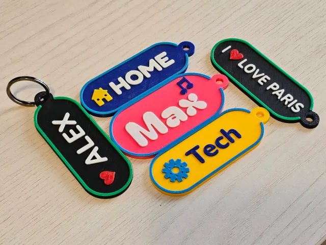 Fully Customizable Capsule Keybadge generator