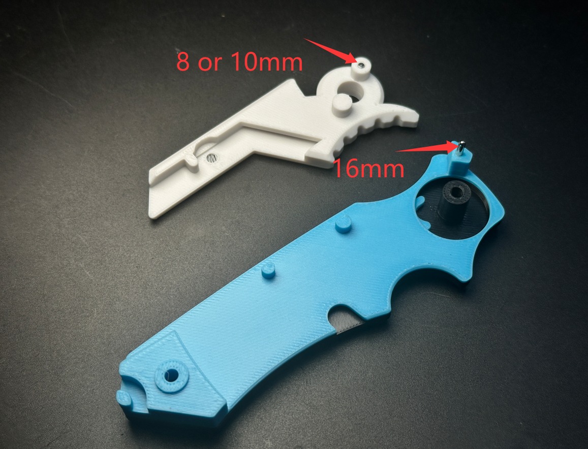 Miniatura 2 do modelo 3D Hawk-Lock Kinetic Folder [assisted-opening system]