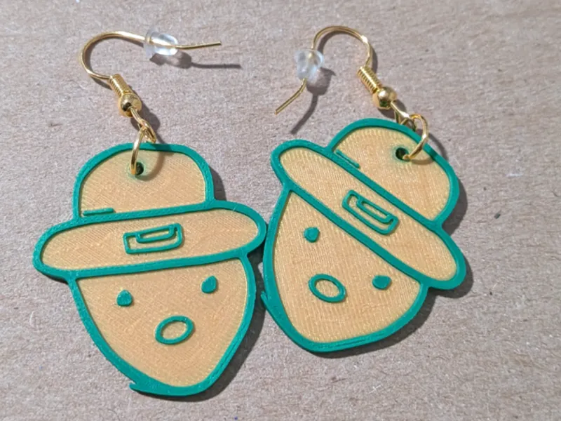 Mobile/Crichton Leprechaun Earrings!