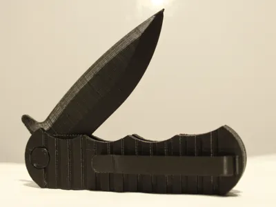 Fully Printable Pocket Knife