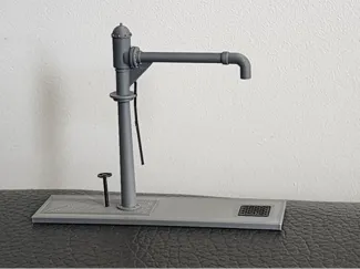 Railroad water crane