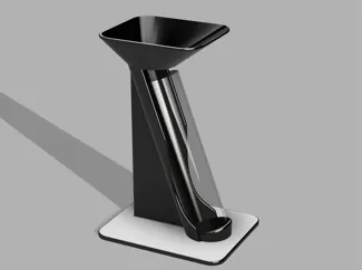 Coffee Single Dose Lab Tube Carrier + Funnel