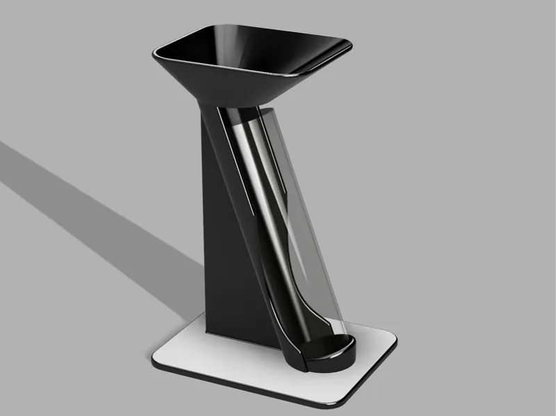 Coffee Single Dose Lab Tube Carrier + Funnel