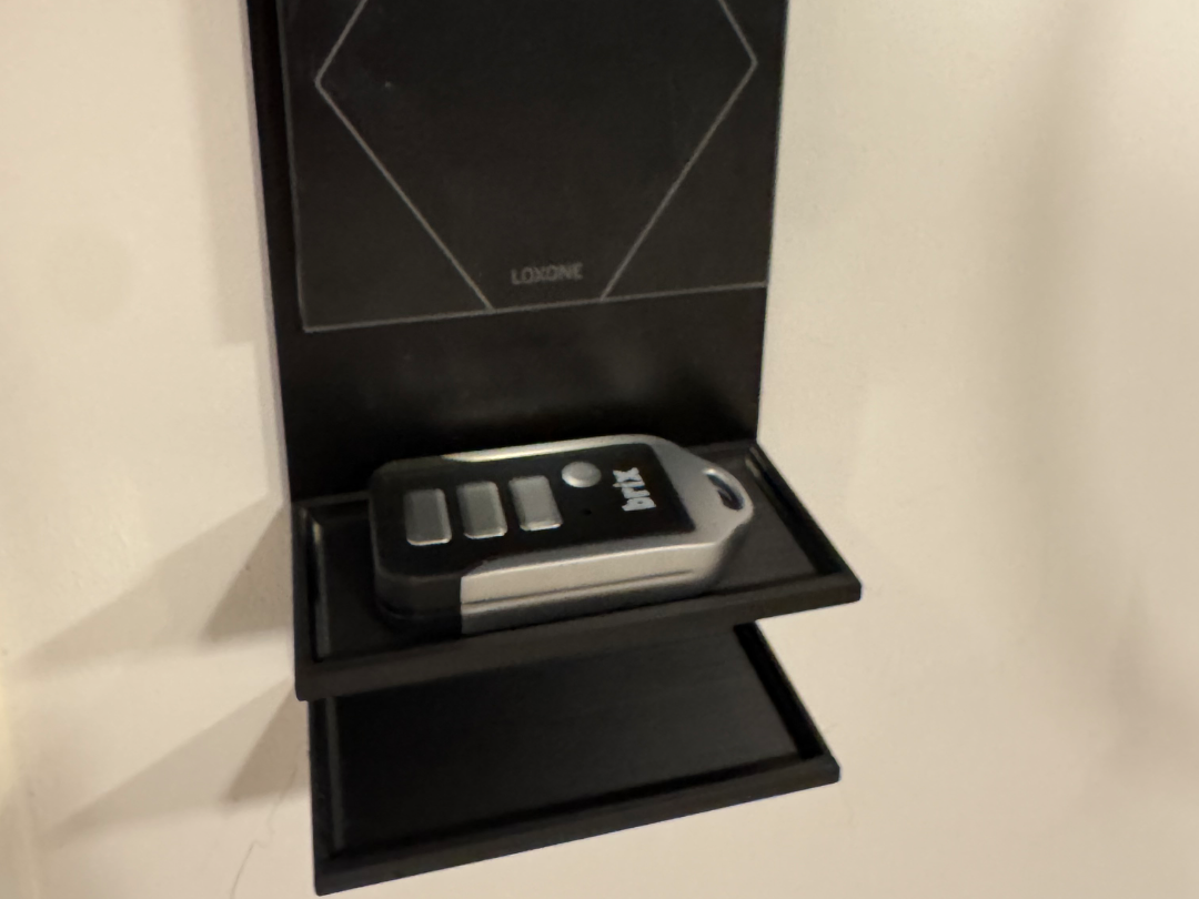 Schlüsselablage für Loxone Touch Pure Taster