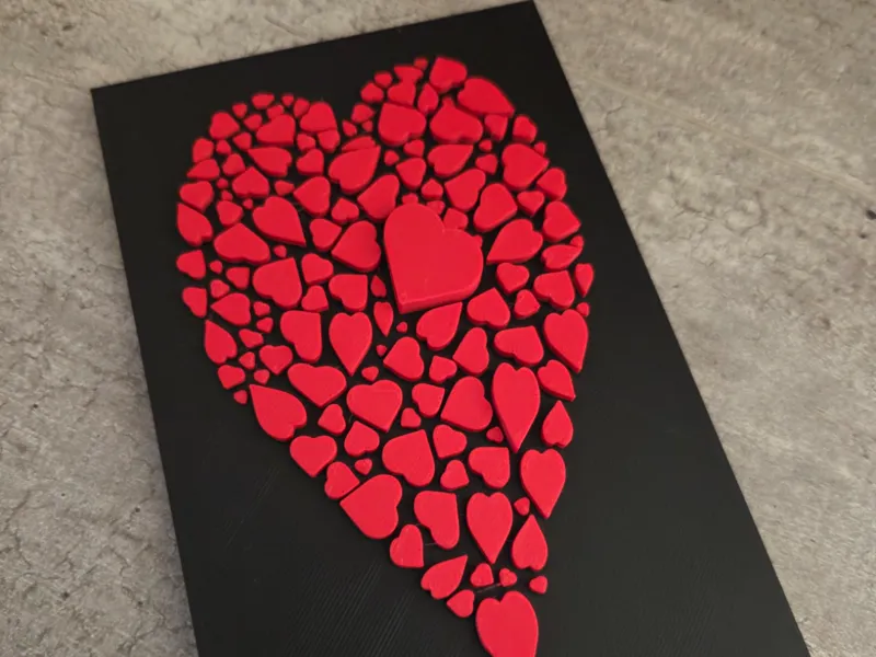Quadro decorativo cuore