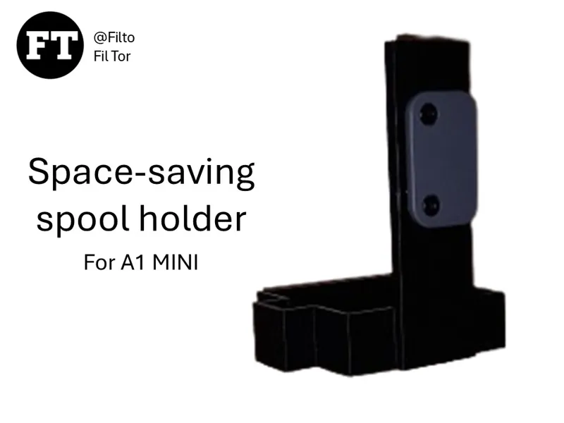 Space-saving spool holder for A1 MINI