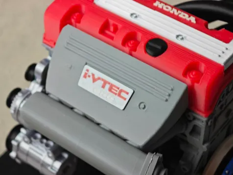 K20A 发动机模型铭牌