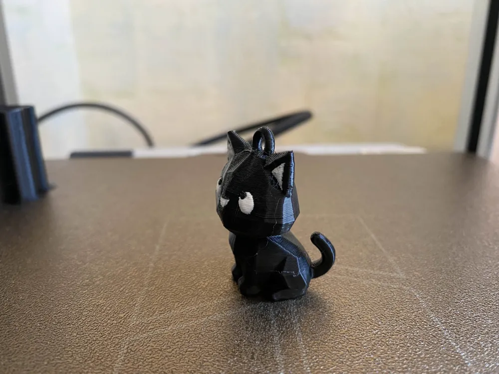 Low Poly Cat Keychain - Free 3D Print Model - MakerWorld