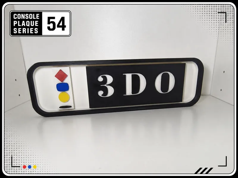 Console Logo Plaque - 3DO