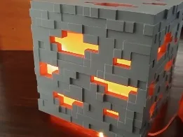 Minecraft Redstone Ore Light