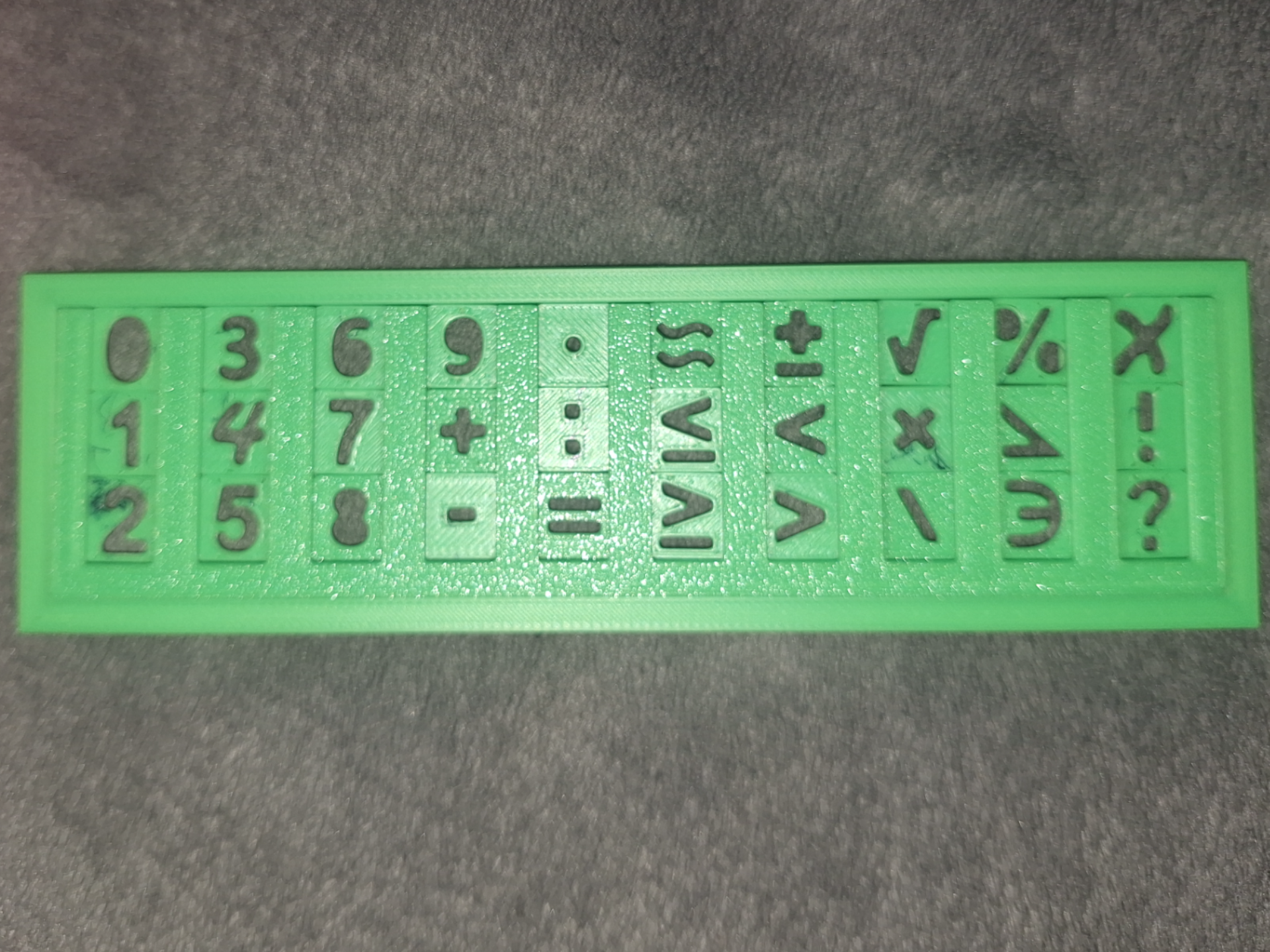 Miniatura 1 do modelo 3D V2 Modular Stencil 10x3